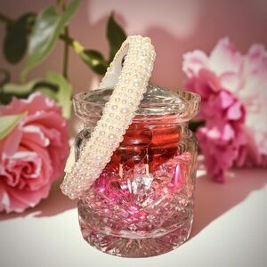 Pearl headband faux pearls beaded with inside ribbon very comfortable New